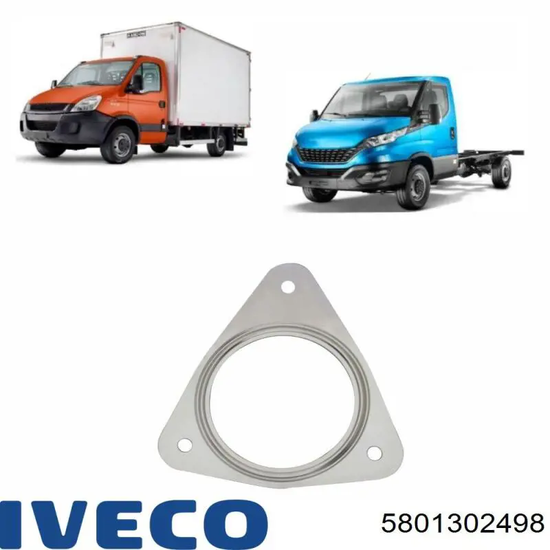 5801302498 Iveco Uszczelka rury odbiornika tłumika