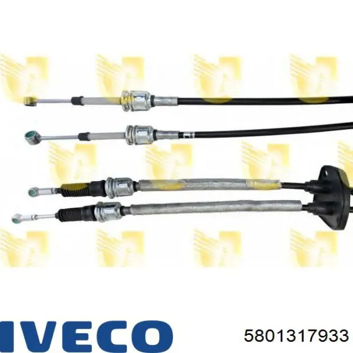 Linka dźwigni zmiany biegów podwójna Iveco 5801317933