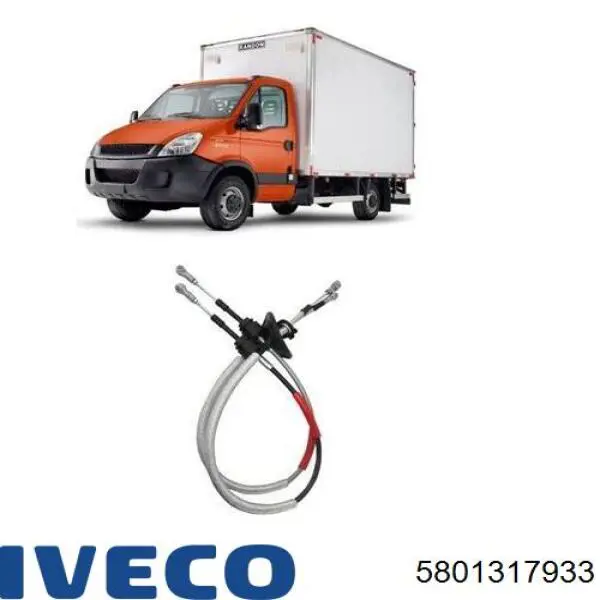 Do koszyka 5801317933 Iveco Linka dźwigni zmiany biegów podwójna