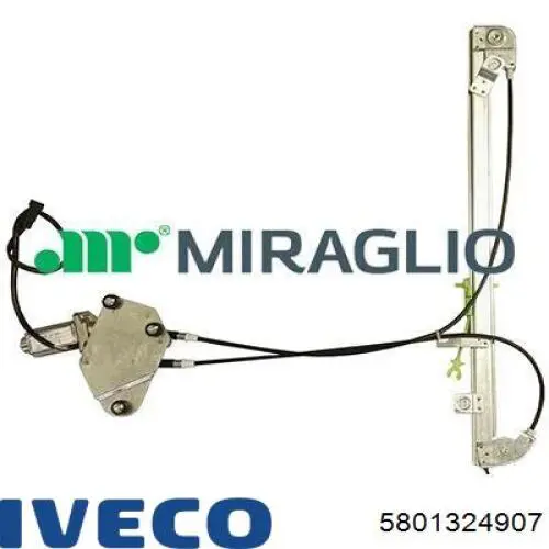 Mechanizm podnoszenia szyby drzwi przednich prawych 5801324907 Iveco