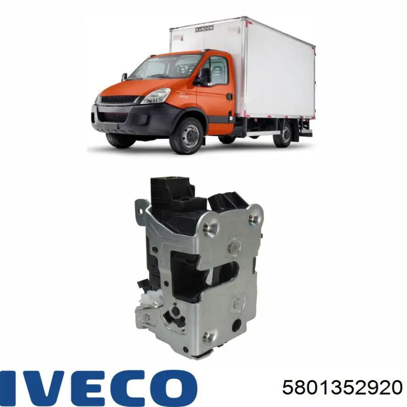 Do koszyka 5801352920 Iveco Zamek drzwi przednich lewych