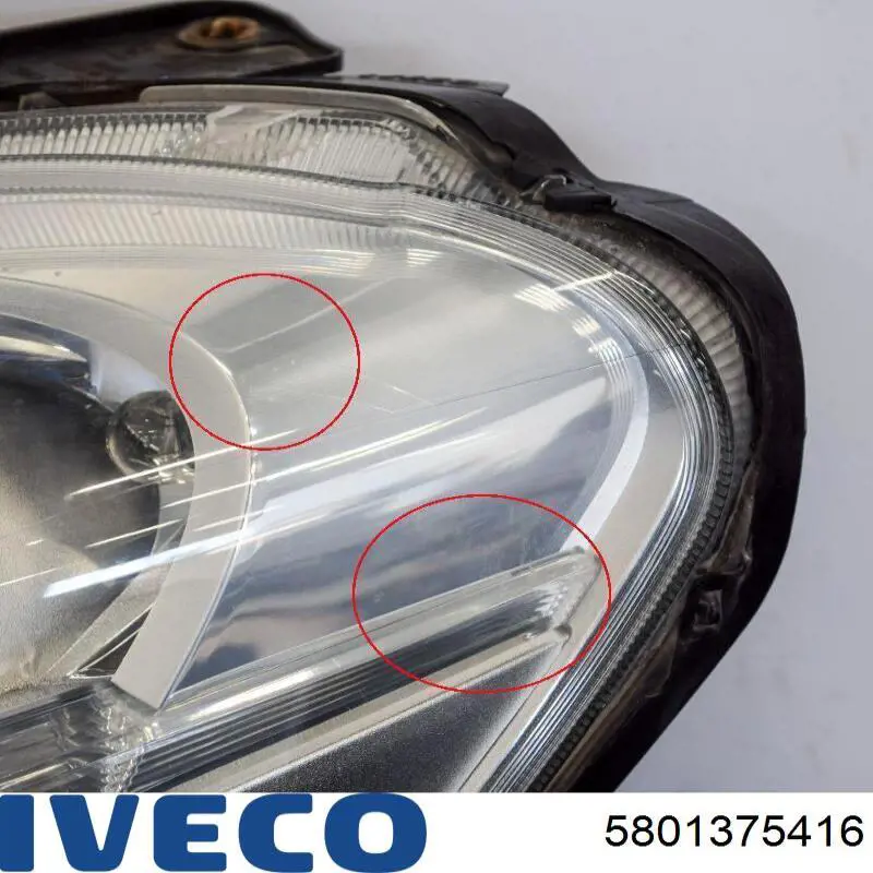 Reflektor lewy 5801375416 Iveco