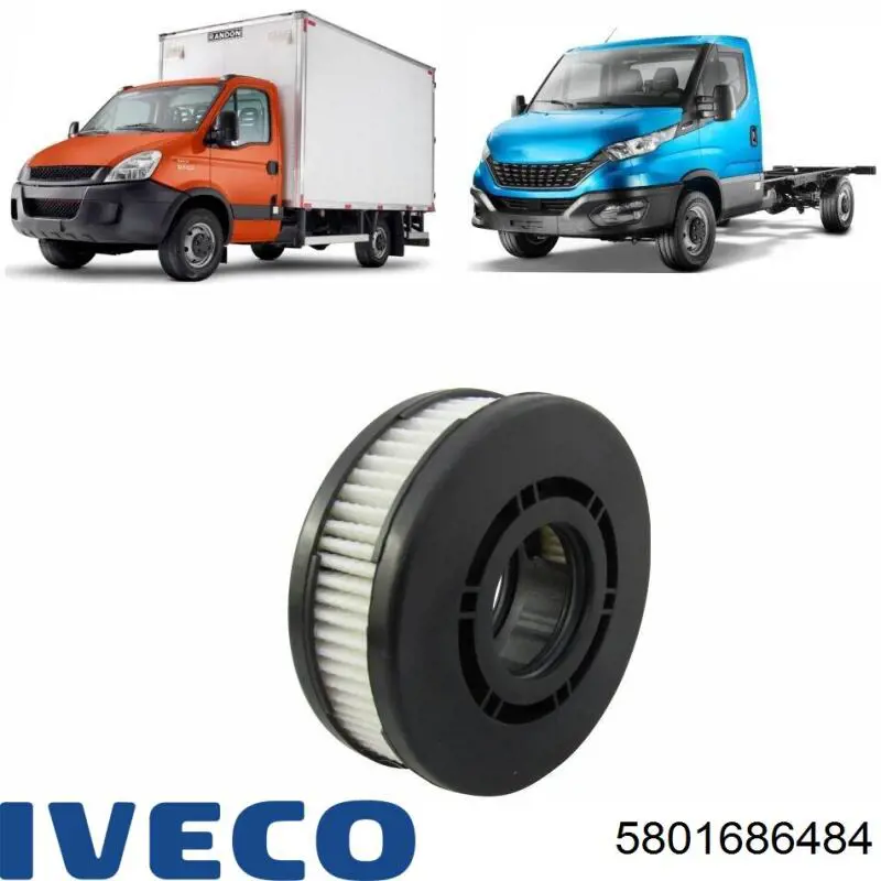 Do koszyka 5801686484 Iveco Filtr odpowietrzenia bloku silnika