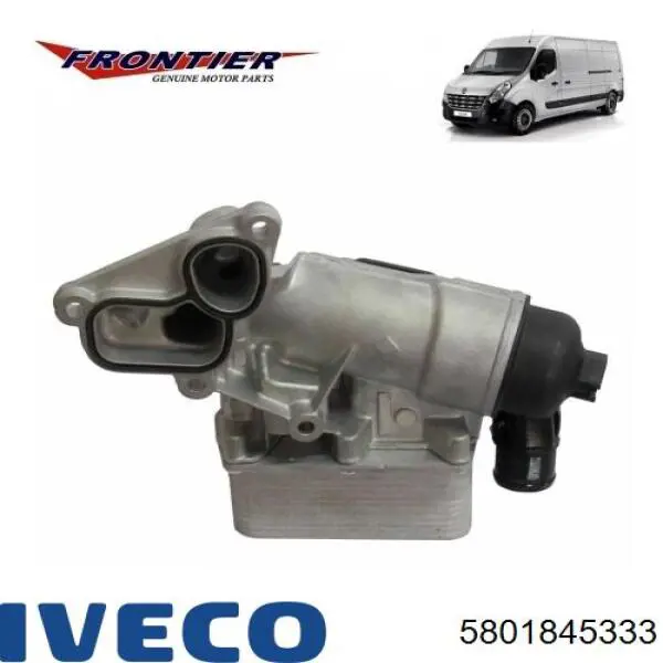 Chłodnica oleju, pod filtrem 5802751739 Fiat/Alfa/Lancia