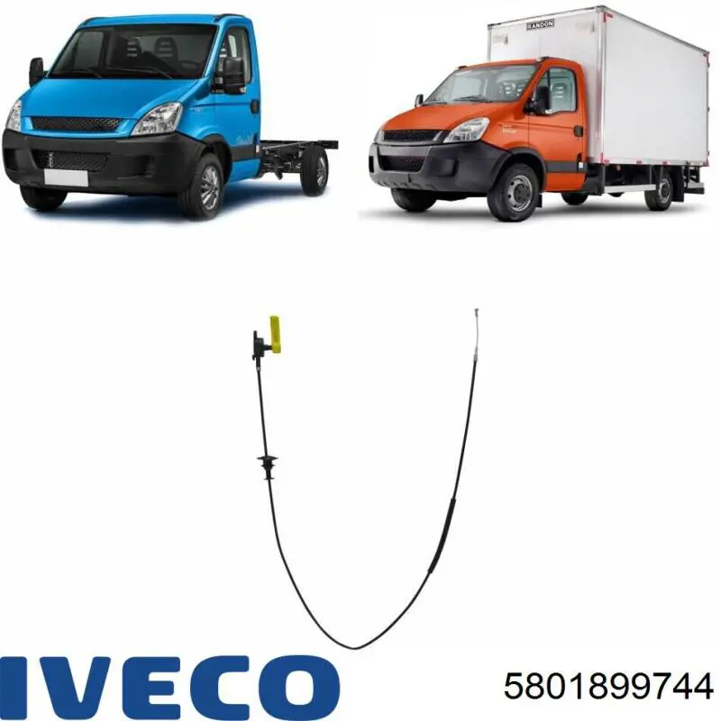 Do koszyka Linka otwierania maski Iveco Daily V 