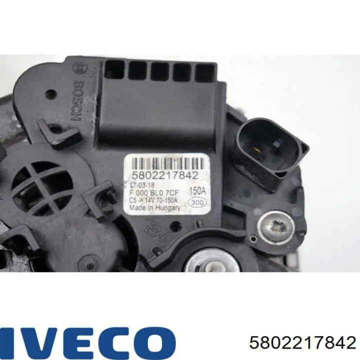 Alternator Iveco 5802217842 cena, od 165,15 USD