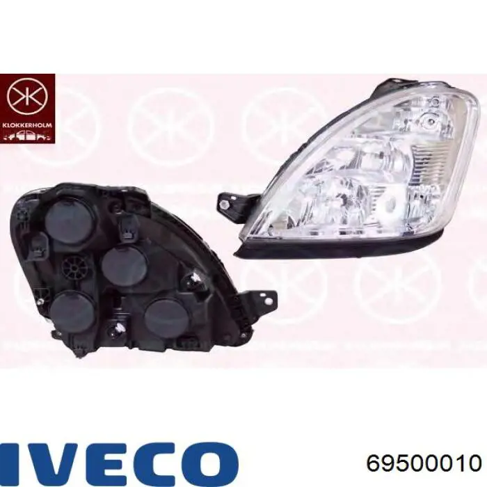 Reflektor prawy Iveco 69500010 cena, od 225,37 USD