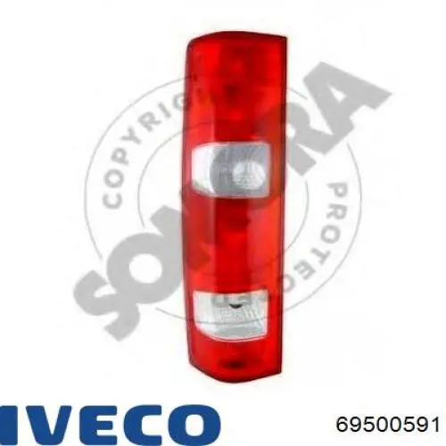 69500591 Iveco Lampa zespolona tylna lewa