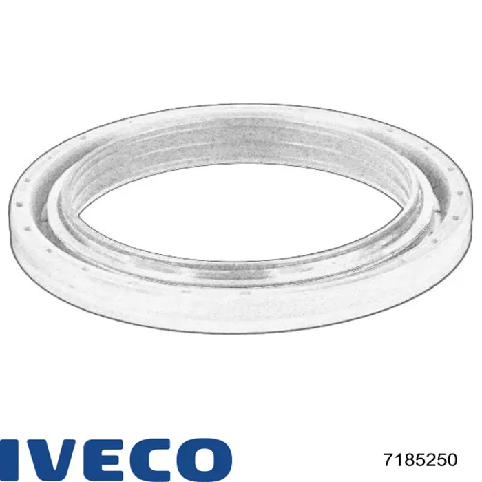 Do koszyka 7185250 Iveco Uszczelniacz piasty tylnej