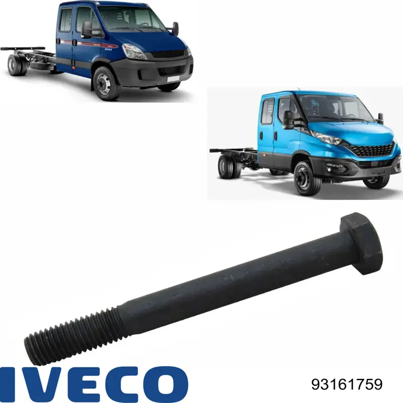 Do koszyka 93161759 Iveco Prowadnica zacisku przedniego