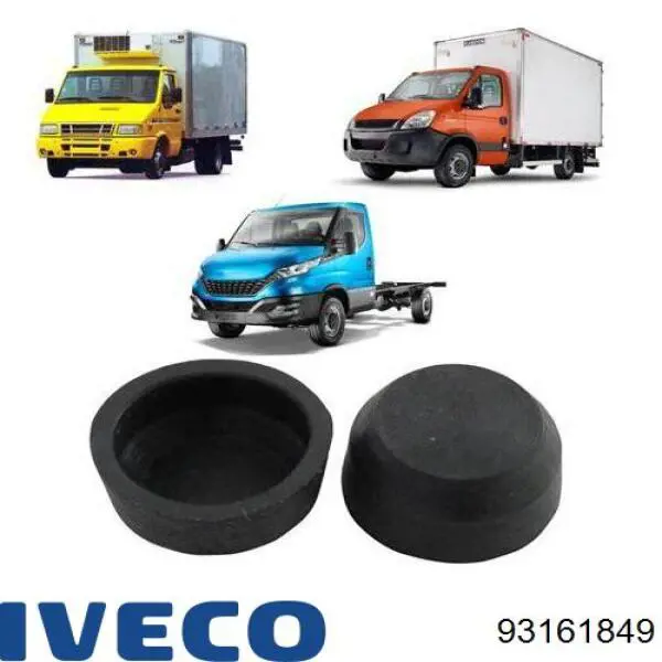 Do koszyka 93161849 Iveco Zestaw naprawczy zacisku hamulcowego przedniego