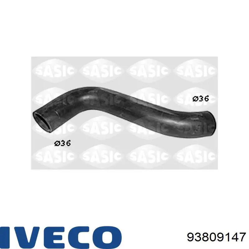Do koszyka 93809147 Iveco Przewód (króciec) chłodnicy górny