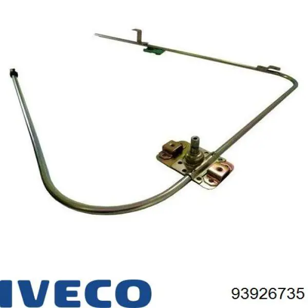 Mechanizm podnoszenia szyby drzwi przednich lewych 93926735 Iveco