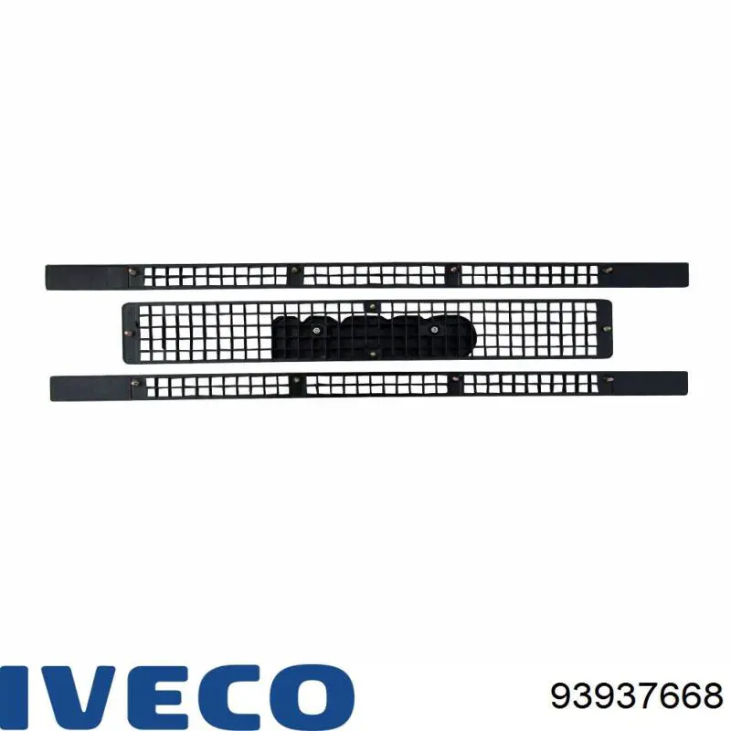 Do koszyka 93937668 Iveco Atrapa chłodnicy