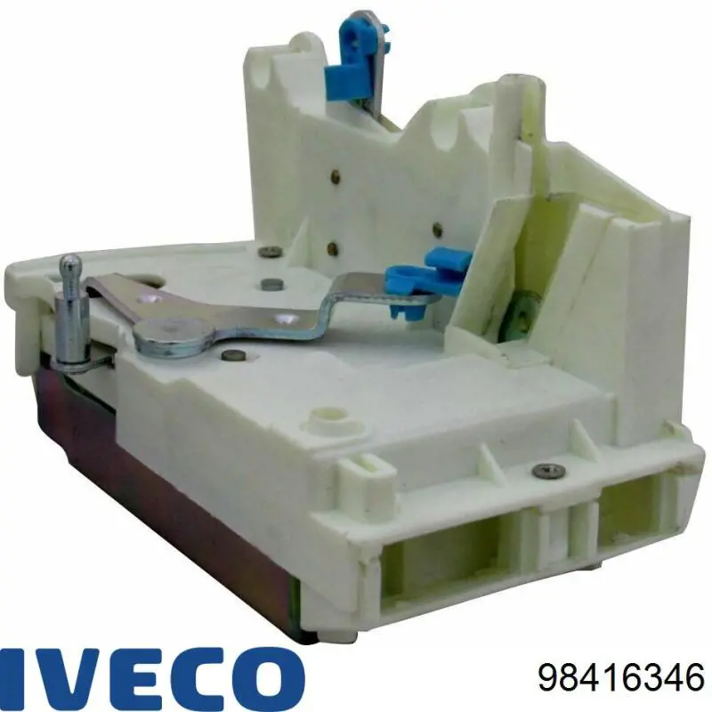 Zamek drzwi przednich lewych 98416359 Iveco