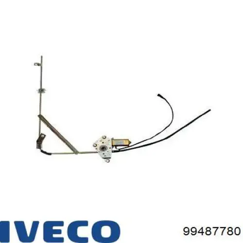 Do koszyka 99487780 Iveco Mechanizm podnoszenia szyby drzwi przednich prawych
