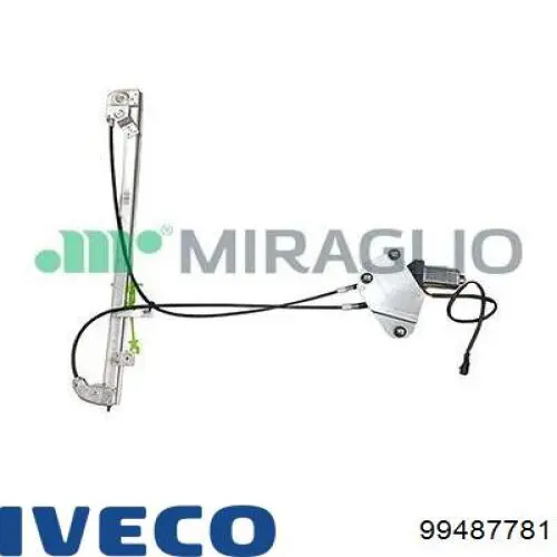 Do koszyka 99487781 Iveco Mechanizm podnoszenia szyby drzwi przednich lewych
