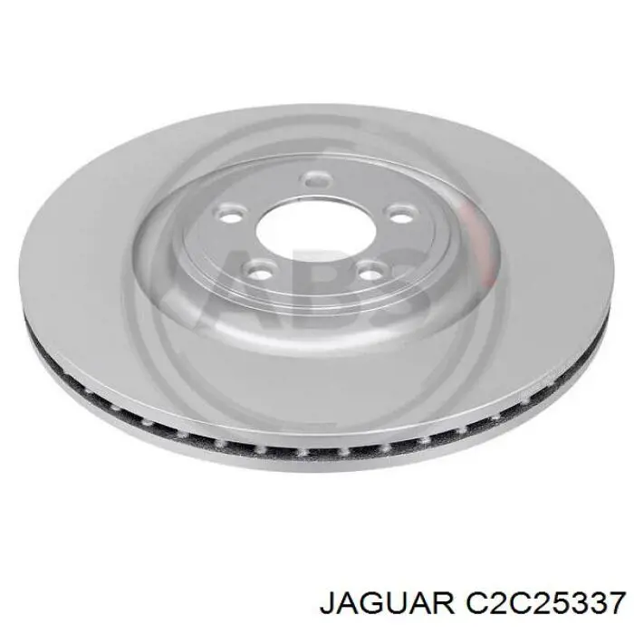 Tarcza hamulcowa przednia C2C25337 Jaguar