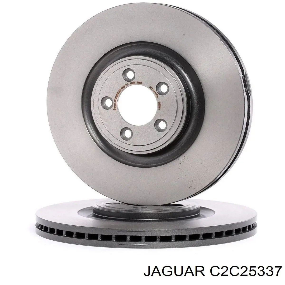 C2C25337 Jaguar Tarcza hamulcowa przednia