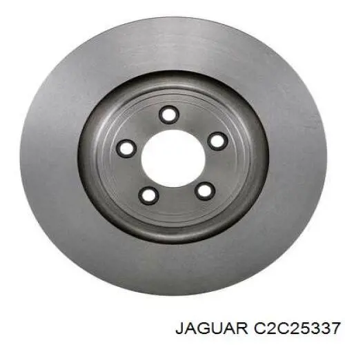 Do koszyka C2C25337 Jaguar Tarcza hamulcowa przednia