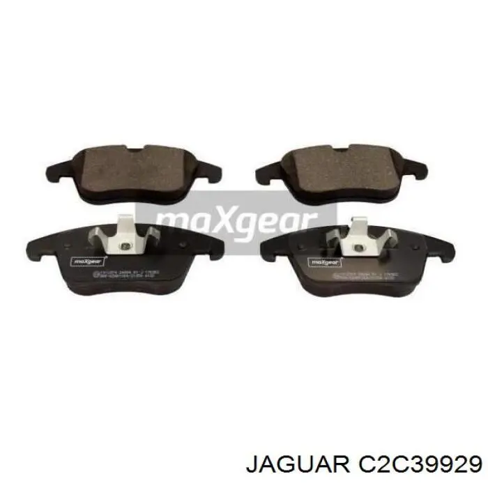 Klocki hamulcowe przednie tarczowe Jaguar C2C39929 cena, od 31,48 USD