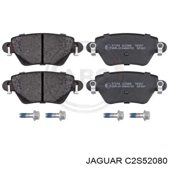 Okładziny (klocki) do hamulców tarczowych tylne Jaguar C2S52080 cena, od 23,78 USD
