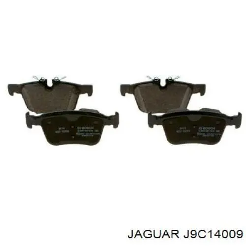Okładziny (klocki) do hamulców tarczowych tylne Jaguar J9C14009 cena, od 31,33 USD