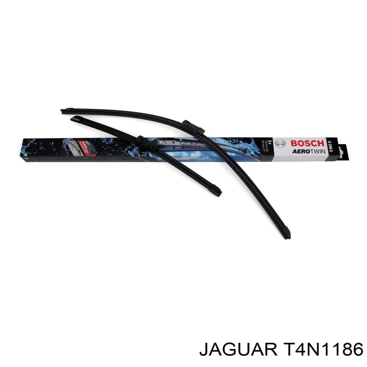 Do koszyka T4N1186 Jaguar Pióro wycieraczki szyby przedniej, zestaw (2 szt.)