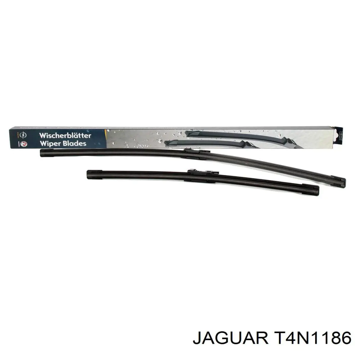 T4N1186 Jaguar Pióro wycieraczki szyby przedniej, zestaw (2 szt.)