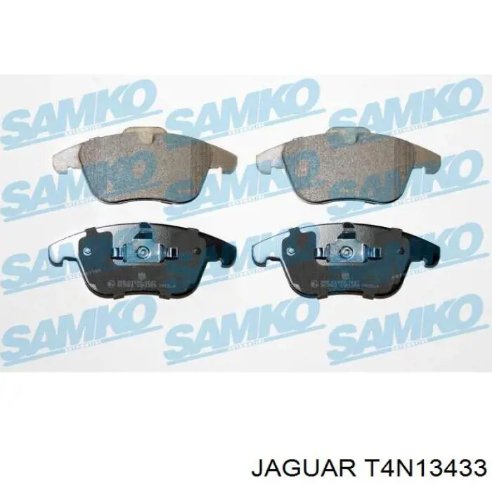 Do koszyka T4N13433 Jaguar Klocki hamulcowe przednie tarczowe