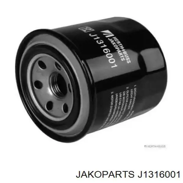 Filtr oleju Jakoparts J1316001 cena, od 7,32 USD