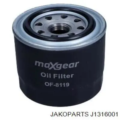 Do koszyka J1316001 Jakoparts Filtr oleju
