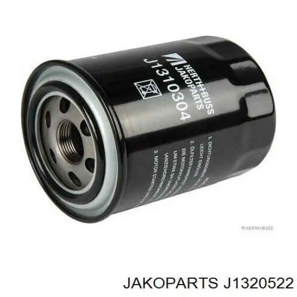 Do koszyka J1320522 Jakoparts Filtr powietrza