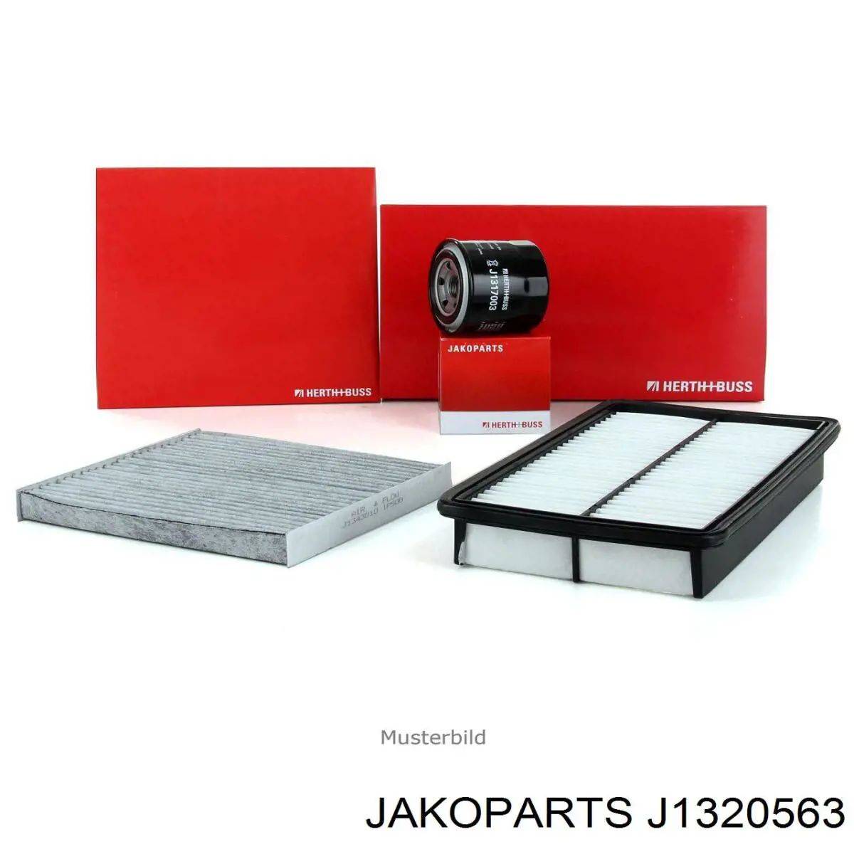 Do koszyka J1320563 Jakoparts Filtr powietrza