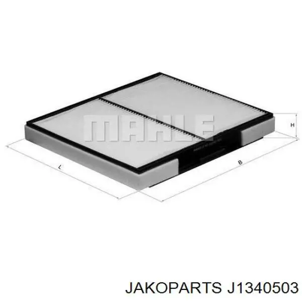Filtr kabiny Jakoparts J1340503 cena, od 10,15 USD
