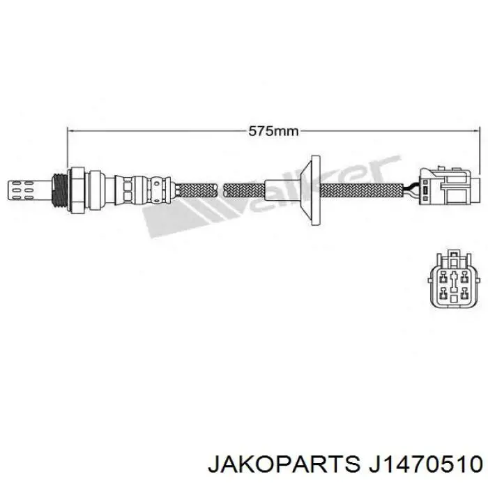 J1470510 Jakoparts Sonda lambda czujnik tlenu po katalizatorze