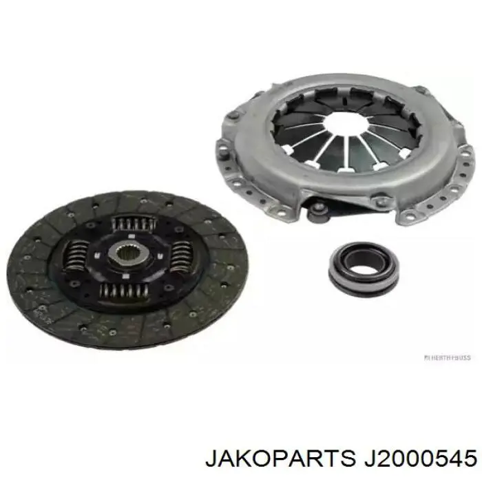 Zestaw sprzęgła (3 części) Jakoparts J2000545 cena, od 130,88 USD