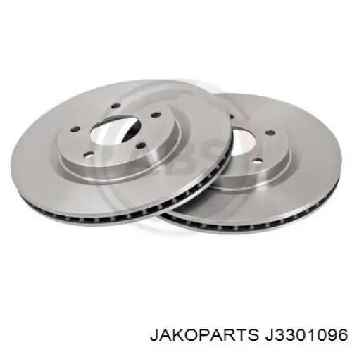 Do koszyka J3301096 Jakoparts Tarcza hamulcowa przednia
