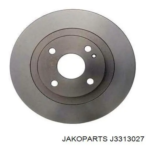Do koszyka J3313027 Jakoparts Tarcza hamulcowa tylna