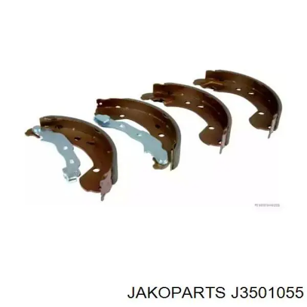 Do koszyka J3501055 Jakoparts Klocki hamulcowe tylne bębnowe