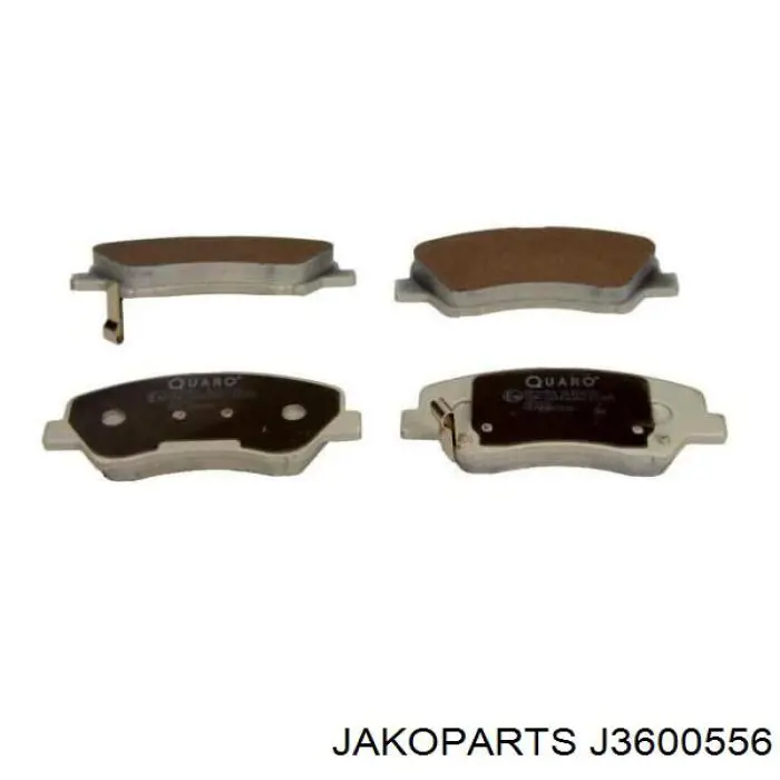Klocki hamulcowe przednie tarczowe Jakoparts J3600556 cena, od 43,24 USD