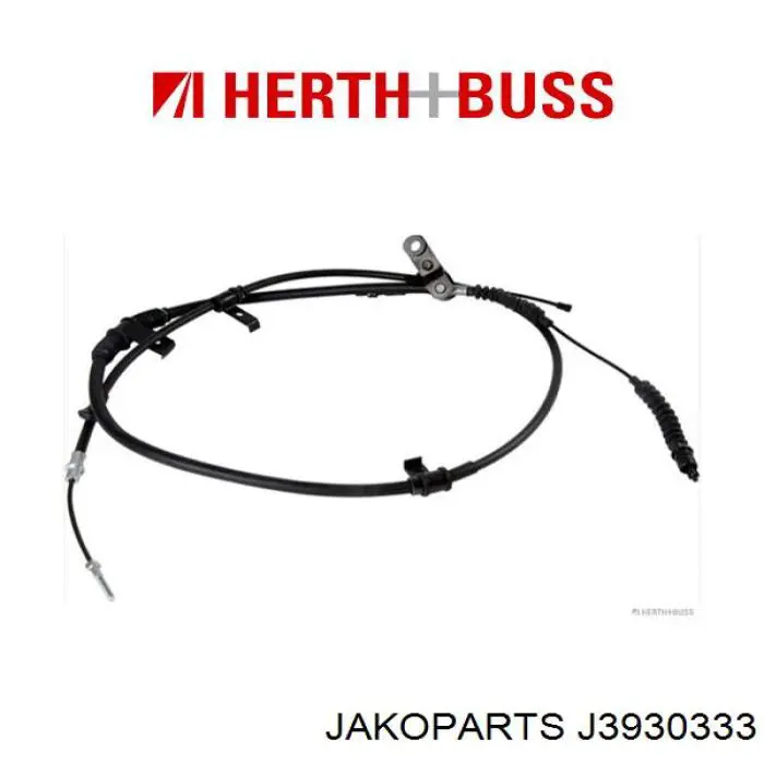 Linka hamulca ręcznego tylna prawa Jakoparts J3930333 cena, od 31,03 USD