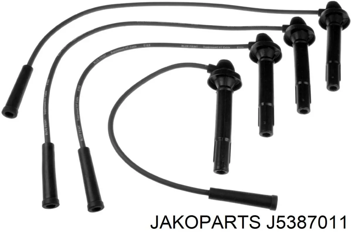 Do koszyka J5387011 Jakoparts Zestaw przewodów wysokiego napięcia