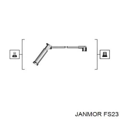 FS23 Janmor Zestaw przewodów wysokiego napięcia