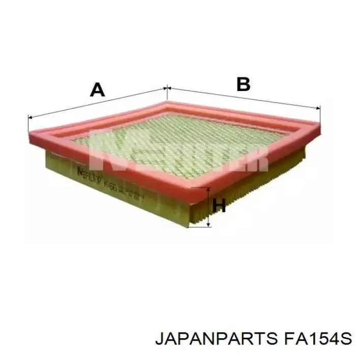 Filtr powietrza Japan Parts FA154S cena, od 12,67 USD