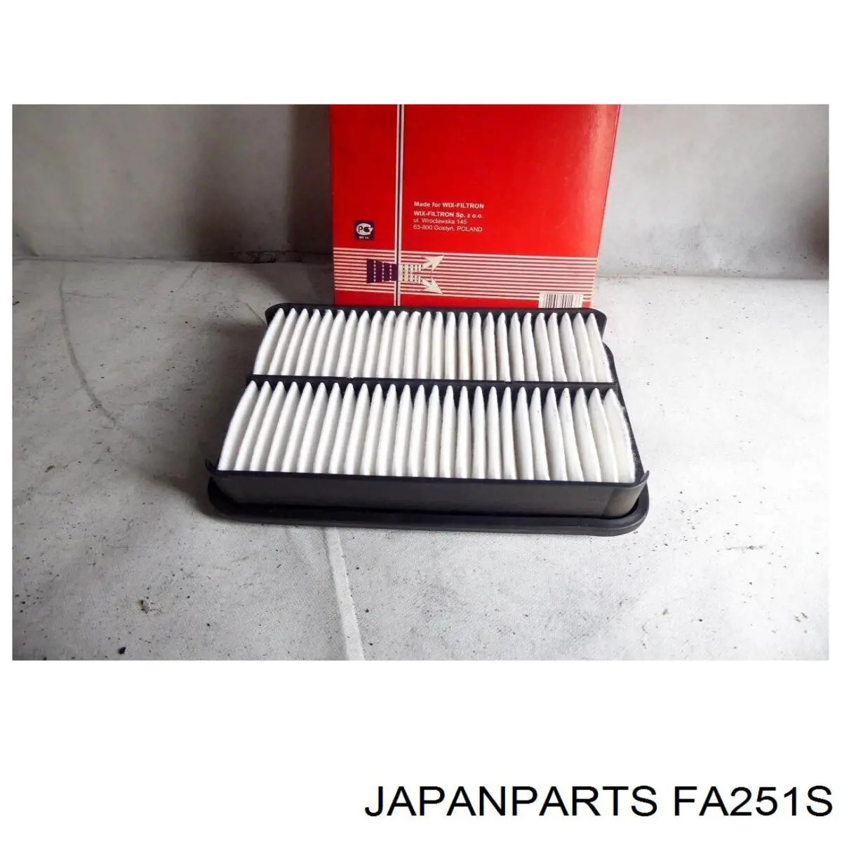 Do koszyka FA251S Japan Parts Filtr powietrza