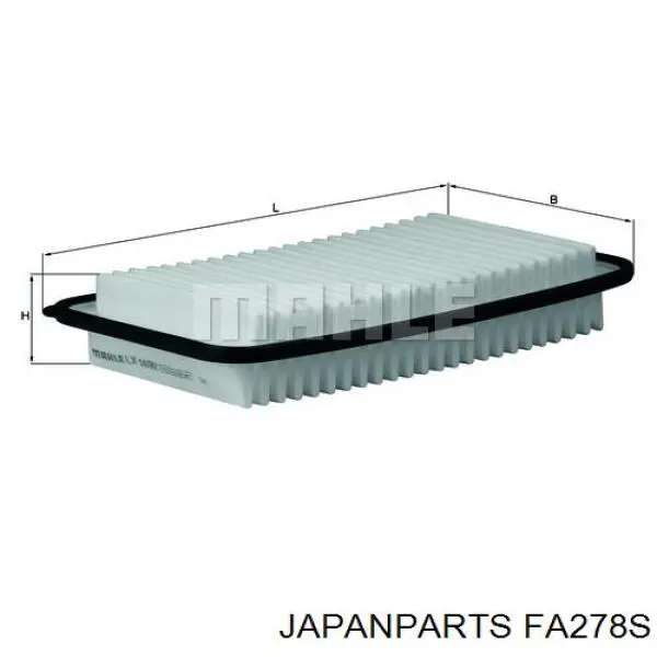 Do koszyka FA278S Japan Parts Filtr powietrza