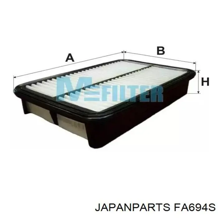 Do koszyka FA694S Japan Parts Filtr powietrza