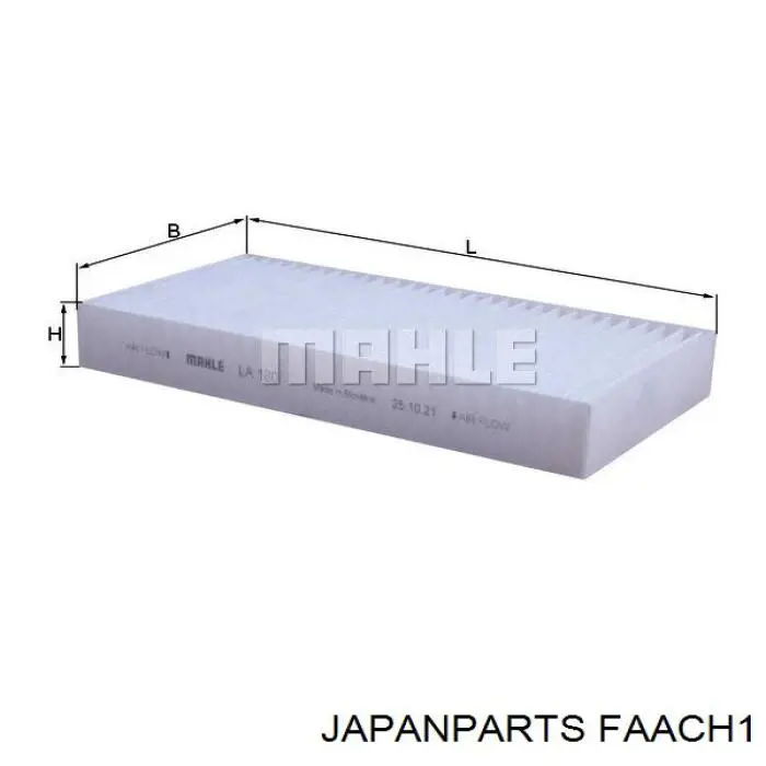 Do koszyka FAACH1 Japan Parts Filtr kabiny
