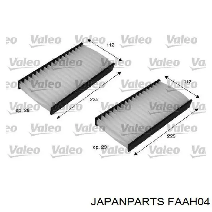 Do koszyka FAAH04 Japan Parts Filtr kabiny